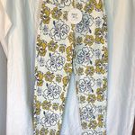 Princess Polly NWT  Tropical Dreams Straight Leg Denim Jeans Off White Size 4 Photo 4