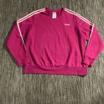 Adidas  3-Stripe Fleece Crewneck Sweatshirt Photo 0