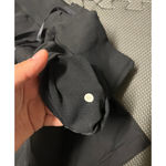 Lululemon women's sweatpant‎ shorts sweat shorts black size 2 baggy wide Photo 2