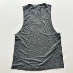 Lululemon Box It Out Tank Heathered Grey Size 6 Gym Muscle Tank Relaxed Fit Photo 1