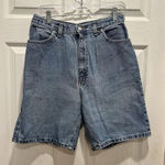 Faded Glory VTG  Womens Jean Shorts Blue Pockets Light‎ Wash High Rise Denim 12 Photo 0