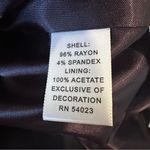 Banana Republic  Stretch‎ Career Blazer Women's 6 Navy Satin Trim Holiday Lined Photo 5