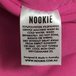 Nookie Envy Mini Dress Neon Pink Bodycon V Neck Twist Valentine's Day S New Photo 7