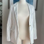 Loft striped linen blazer Photo 4