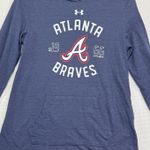 Under Armour  Atlanta Braves Womens‎ Hoodie lightweight Long Sleeve Size M Photo 1