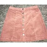 Forever 21 ✨HP✨Women's Pink Corduroy Mini Skirt✨ Photo 6