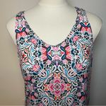 Cynthia Rowley Boho Print Racerback Tank Dress | Size M Photo 3