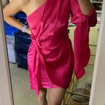 Venetian Nights Mini Dress Hot Pink Photo 0