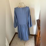 ASOS Petite blue oversized v neck dress size 2 Photo 10