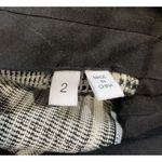 Derek Lam  10 Crosby Black White Straight Leg Cropped Pants Trousers Women's Sz 2 Photo 3