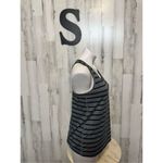 Champion  Gray & Black Striped Racerback Tank Top Women’s Small Athletic Stretch Photo 4