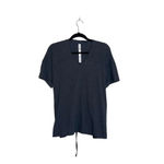 Lululemon Side Tie V-neck Tee Heathered Gray Workout Athleisure Photo 2