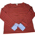 J.Crew  Boatneck Striped French Cuff Pull Over Photo 0