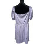 BB Dakota by Steve Madden Lavender Smock Dress XL Short Puff Sleeve Spring Photo 1