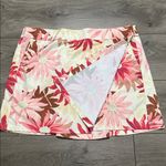 RipSkirt Hawaii 16.75” Retro Bloom Cover Up Wrap Skirt Swim Beach Pink Cream XL Photo 1