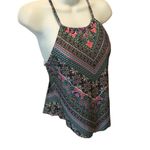 Laundry by Shelli Segal Women's Bohemian Chic Strappy High Neck Tankini Sz. S Photo 1