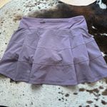 Lululemon  Pace‎ Rival Mid-Rise Skirt *Long In Purple Ash Size 4 Photo 3