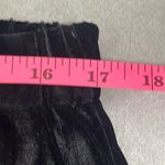 St. John Large Black Silver Metallic Velvet Pull On Pants Pockets Stretch Dressy Photo 8