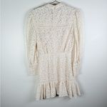 Veronica Beard Hilda Ivory Lace Long Sleeve Dress Photo 3