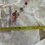 Pepe Jeans  London Blouse Embroidered Top White Size Small Photo 4