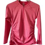 Calia Women’s S long Sleeve Pink 1/2 Zip Polo Pullover Jacket w Thumbholes M Size M Photo 0
