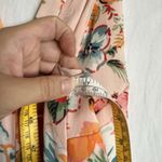 Gap NWT  White Pleated Maxi Dress Sleeveless Spaghetti Strap Size 6 Foral Beachy Photo 11