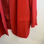 City Chic Blazer Essence Longline Jacket Rust Orange-Red Sz 24/XXL NWT Oversized Photo 8