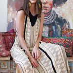 Z&L Europe Nairobi Tribal Crochet Trim Maxi Dress Photo 0