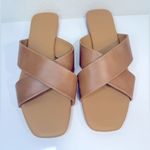 Nisolo Catalina Almond Leather Slide Sandals Size 10 Brown Photo 2