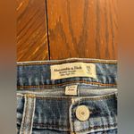 Abercrombie & Fitch Abercrombie distressed ankle straight ultra high rise jeans size 6R 99% cotton Photo 6