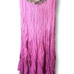 Chaudry by Anthropologie Pink Ombre Embellished Asymmetrical Skirt | Size S NWT Photo 4