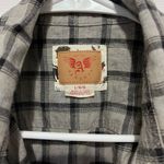 RVCA plaid button down shirt size large Photo 2