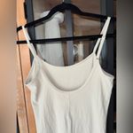 Aritzia  TNA Golden butter essential Divinity 5" Romper scoop onesie ecru greige Photo 4