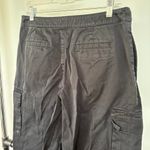 Liz Claiborne Vintage Y2K  Black Cargo Tactical Grunge Gorpcore Cotton Pants 12 Photo 3
