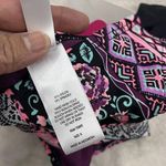 Hula Honey  Women's Bikini Bottom Purple Black Floral Size Small Full Coverage Photo 3