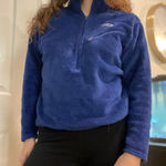 Patagonia  Half Zip Up Fleece Pullover Royal Blue Made‎ in USA Xsmall polartec Photo 0