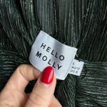 Hello Molly  Dance Show Lurex Deep V Party Holiday Green Dress Size Medium Size 8 Photo 4