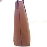 Michael Kors Camel Tan Saffiano Leather Haley Large Tote Bag Purse Photo 4