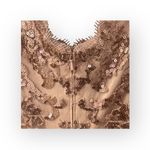 Tadashi Shoji new  𒀭 Paillette Embroidery Lace Cocktail Dress 𒀭Smoke Pearl 𒀭2 Photo 6