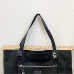 Henri Bendel Black Jetsetter Nylon Zip Top Large Tote Bag Photo 2
