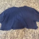 Garage  Navy Graphic Crop Top Photo 3