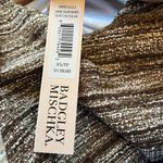 Badgley Mischka Sleeveless Tweed Dress with Eyelet Flutter Sleeves Photo 6