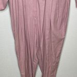 Vintage Naturelle Silk Jumpsuit‎ Pink Size L Photo 3