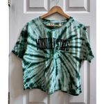 Press Box Apparel Green Tie Dye Michigan State Cotton Crop Top Size Large Photo 9