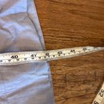 Uniqlo blue 100% cotton long sleeve shirt dress with belt M Photo 8