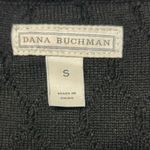 Dana Buchman Women’s Black Ribbed Diamond Sweater Dress Long Sleeve V-Neck Sz S Photo 7