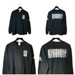 Adidas Ultraboost 19 T Shirt  Graphic Tee Cotton Long Sleeve Solid Black Large L Photo 1