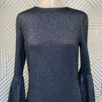 Ted Baker  Hanneh Fluted Metallic Knit Mini Dress‎ Photo 3