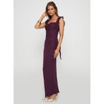 Princess Polly  Lanai Ruffle Sleeveless Maxi Dress Plum Size 2 MSRP $99 Photo 2