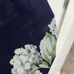 Theory Size 4 Silk Blue Floral Hydrangea Antazie Short Sleeve Shift Dress Photo 7